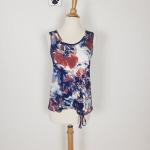 {SimplyVera Vera Wang} Tank Shell floral Women's size S